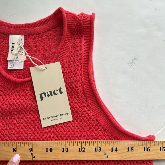 Pact Red Coverup Dress - Picture 13 of 13